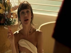 Olga Kurylenko nude, boobs scene in Magic City 7