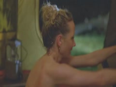 Anne Heche kissing , hot scene in Hung 4