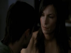 Famke Janssen underware , hot scene in Nip Tuck 9