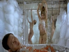 Laetitia Casta nude, boobs scene in Visage 4