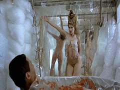 Laetitia Casta nude, boobs scene in Visage 6