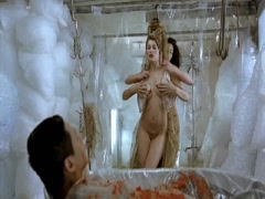 Laetitia Casta nude, boobs scene in Visage 8