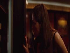 January Jones cleavage, hot scene in X-Men 18