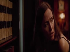 January Jones cleavage, hot scene in X-Men 20