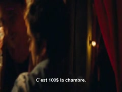 Salma Hayek nude , striping scene in Americano 19
