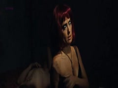 Salma Hayek nude , striping scene in Americano 20