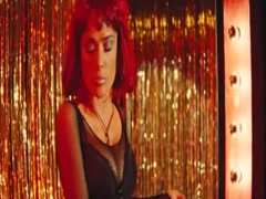 Salma Hayek nude , striping scene in Americano 3