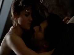 Kelly Overton cleavage , hot scene in True Blood 9