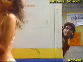 Betsy Russel nude, changing room scene  1