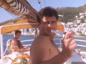 Bo Derek bikini, topless scene in boat 12