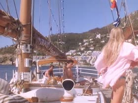 Bo Derek bikini, topless scene in boat 14