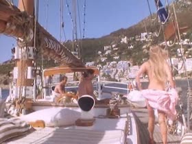 Bo Derek bikini, topless scene in boat 16
