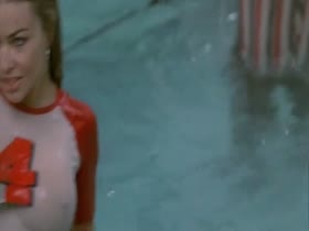 Carmen Electra wet shirt sexy scene in My Boss's Daughter (2003) 7