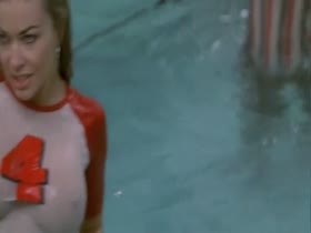 Carmen Electra wet shirt sexy scene in My Boss's Daughter (2003) 8