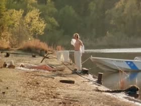Erika Anderson Outdoor , boobs scene in Zandalee (1991) 9