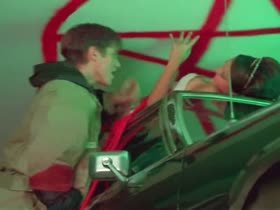Jessica Alba Lingerie , Kissing scene in Idle Hands 3