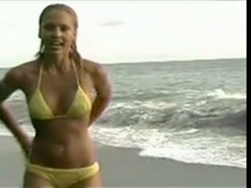Jessica alba bikini, side boobs scene in Trippin 14