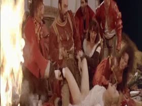 Jennifer Jason Leigh nude , bed scene in Flesh+Blood (1985) 12