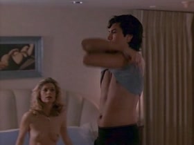 Kate Vernon strip , boobs scene in Dangerous Touch (1994)  6