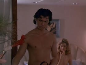 Kate Vernon strip , boobs scene in Dangerous Touch (1994)  7
