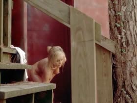Suzi Simpson Outdoor , boobs scene in Enemy Gold (1993) 15