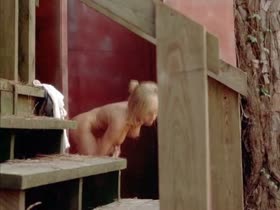 Suzi Simpson Outdoor , boobs scene in Enemy Gold (1993) 18