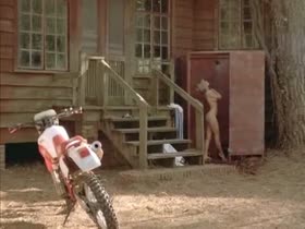 Suzi Simpson Outdoor , boobs scene in Enemy Gold (1993) 20