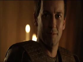 Lucy Lawless Costume , nude scene in Spartacus 3