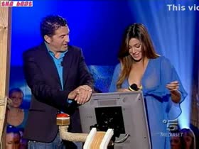 Belen Rodriguez bikini scene in The Beat 4