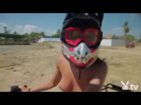 Hot Girls Driving 4wheelers Naked! 16