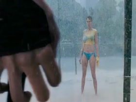 Sarah Carter Bikini , Wet scene in Dead Or Alive 11