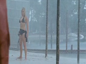 Sarah Carter Bikini , Wet scene in Dead Or Alive 18