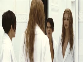 Elena Anaya web , shower scene in Room In Rome 16