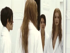 Elena Anaya web , shower scene in Room In Rome 18