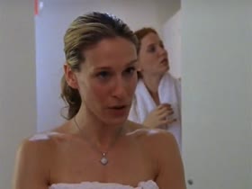 Kristin Davis nude sauna Sex and the City 11