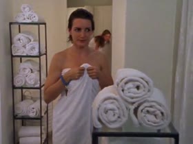 Kristin Davis nude sauna Sex and the City 15