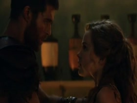 Ana Hutchison nude, on top scene in Spartacus 4