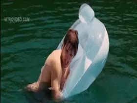 Celeb Kelly Brook nude and wet in Piranha 3D 1