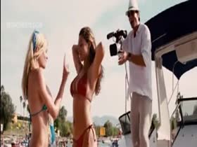 Celeb Kelly Brook nude and wet in Piranha 3D 3
