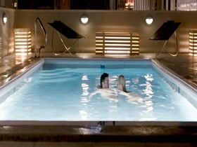 Isabel Lucas butt , kissing scene in Loft (2014) 16