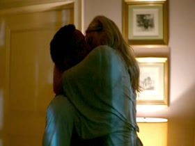 Margot Robbie Blonde , Kissing scene in Focus (2015) 15
