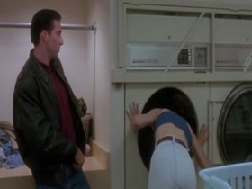 Sean Young hard nipples, sex scene in Fire Birds 8