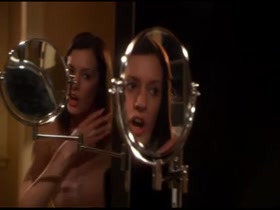 Paget Brewster hot scene in Huff s1e01 16
