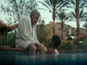Emayatzy Corinealdi Outdoor , Pool scene in Hand of God 15