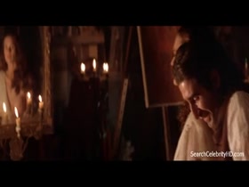 Robin Wright nude, boobs scene in Moll Flanders 1