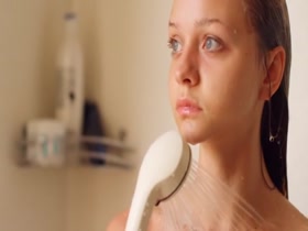 Anna Astrom blonde , boobs scene in Vi (2013) 20