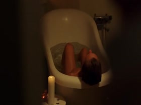 Anna Astrom blonde , boobs scene in Vi (2013) 6