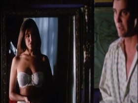 Leslie Bega underware , hot scene in Uncaged 16