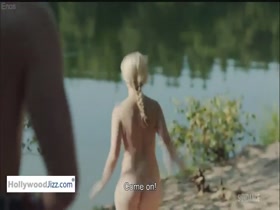 Sonja Gerhardt Nude Swimming from “Deutschland 83” 19