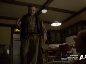 Vera Farmiga sex, behind scene in Bates Motel 1